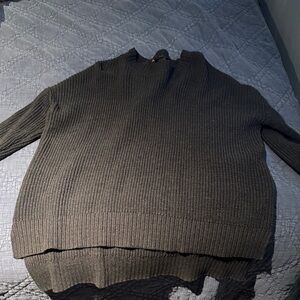 BCBGMaxAzria Charcoal Knit Sweater